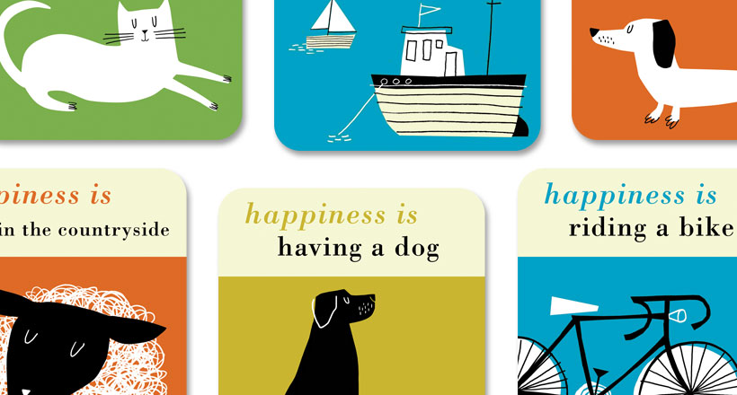 Happiness Coasters And Mats