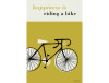 Happiness Tea Towel Bike Olive