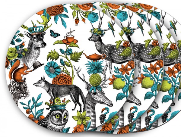Menagerie Table Mats X4