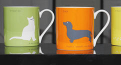 Silhouette Large Mugs