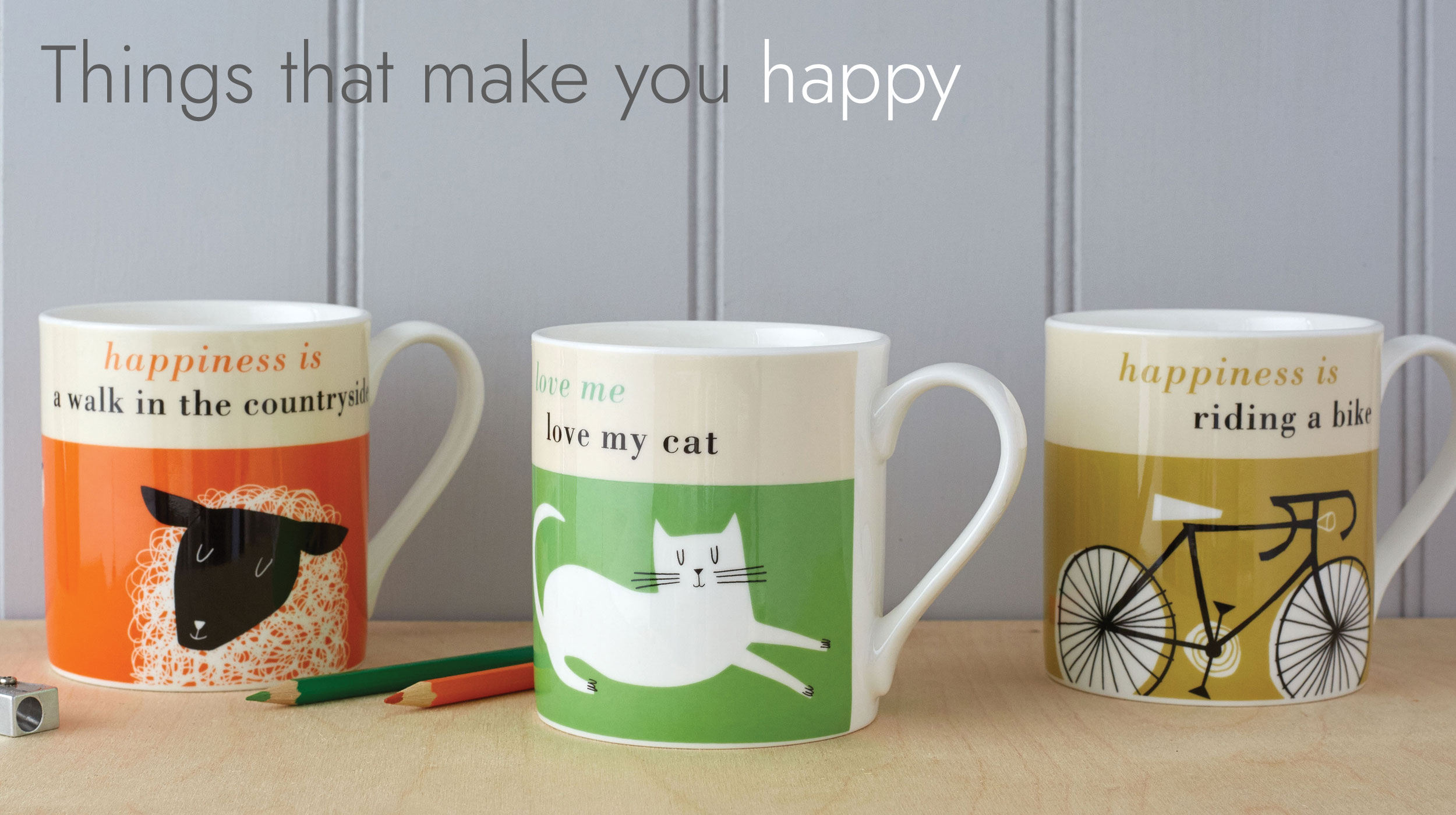 Happiness Mugs