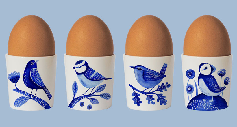 Indigo Egg Cups
