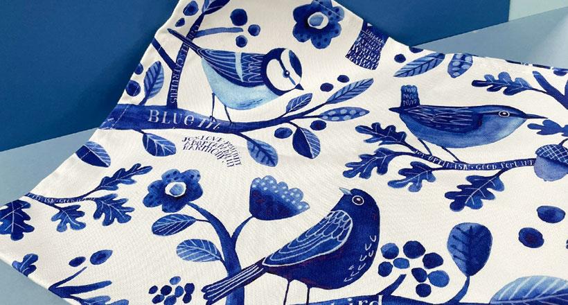 Indigo Tea Towel