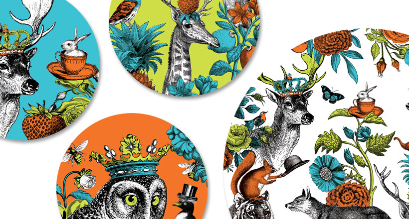 Menagerie Coasters & Mats