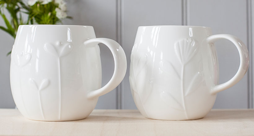 Plum Large Mugs