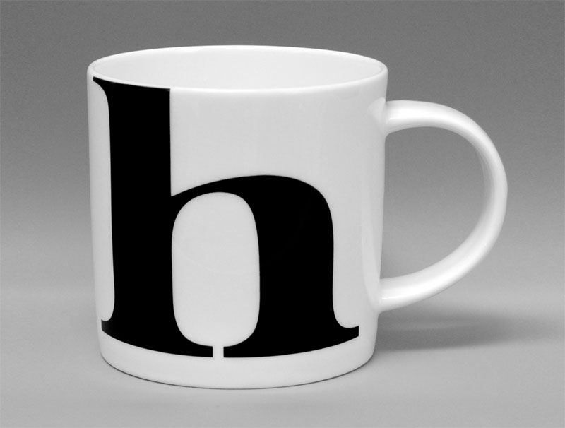 Alphabet Mug Initial H