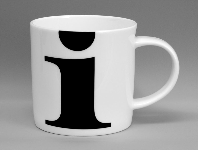 Alphabet Mug Initial I