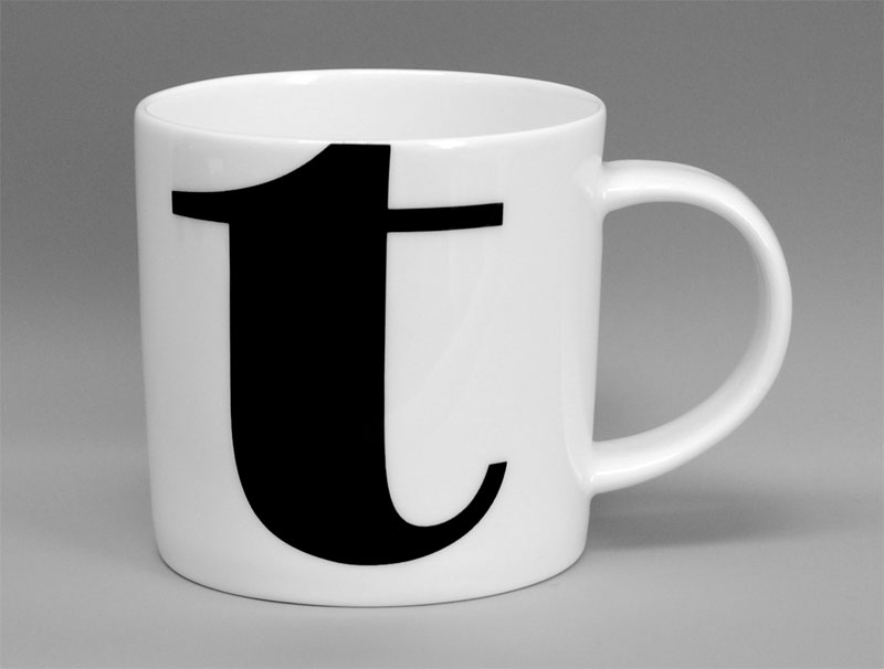 Alphabet Mug Initial T