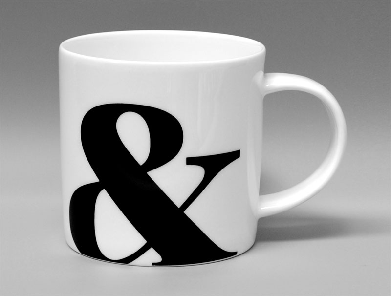 Alphabet Mug Ampersand