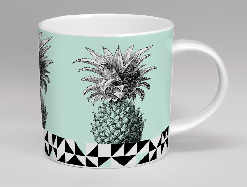 Hothouse Pineapple Mug Mint