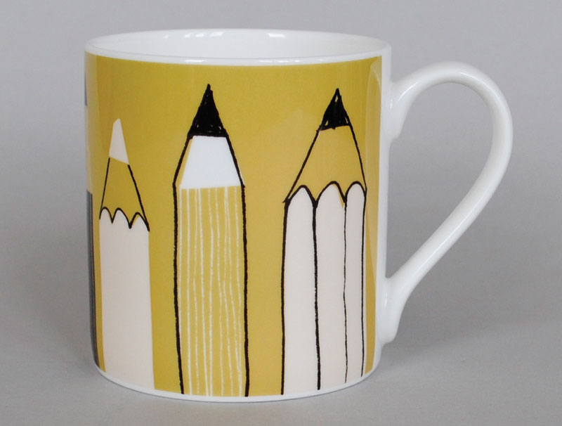 Gallery Mug Pencils Olive