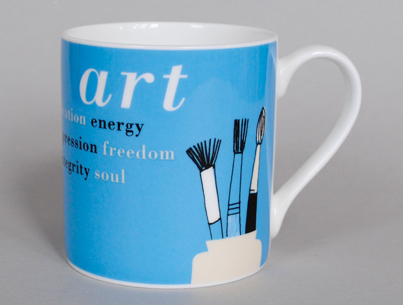 Gallery Mug Art Turquoise