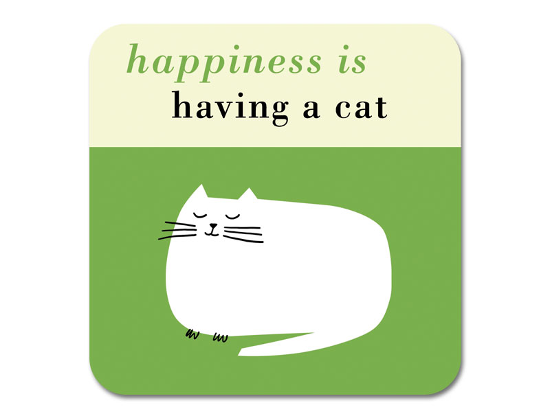 Happiness Catnap Coaster Green