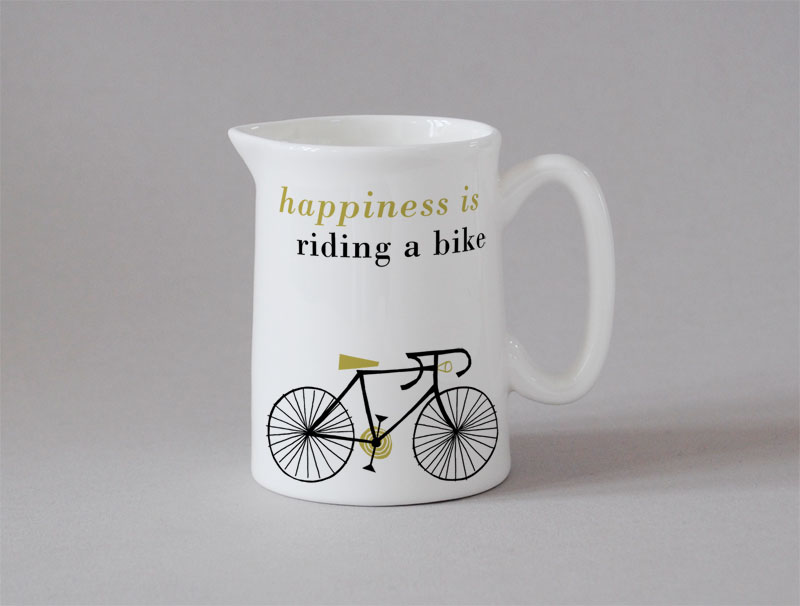 Happiness Small Jug Bike Olive