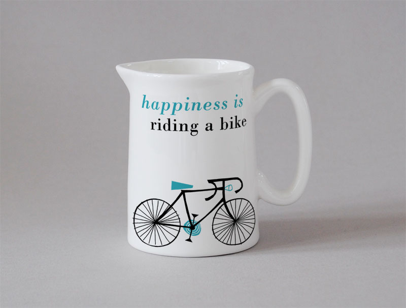 Happiness Small Jug Bike Turquoise