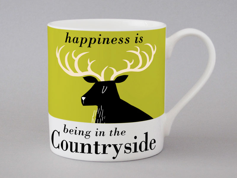 Country & Coast | Stag Mug | Green