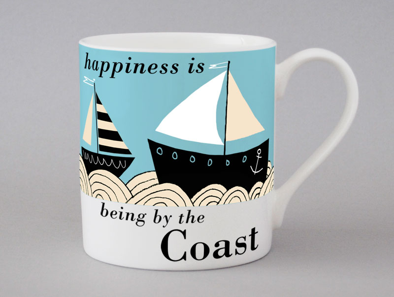 Country & Coast | Boat Mug | Blue