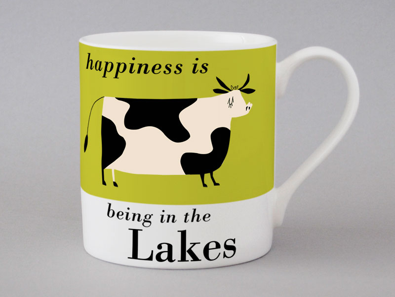 Country & Coast | Lakes Mug | Cow | Green