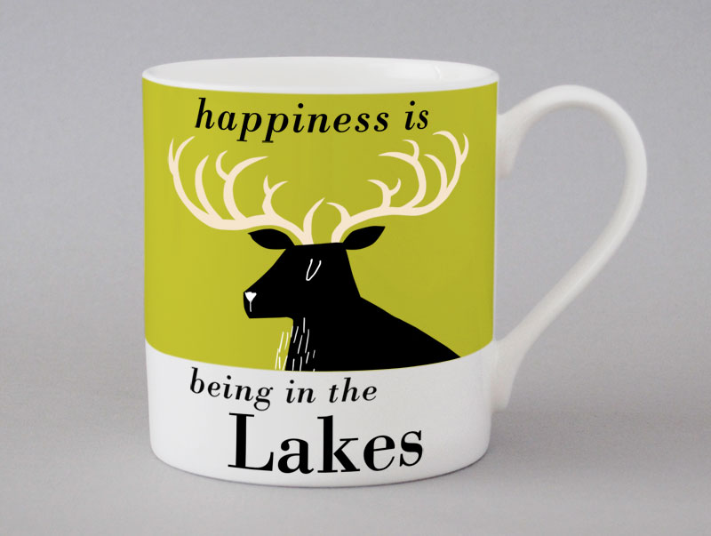 Country & Coast | Lakes Mug | Stag | Green