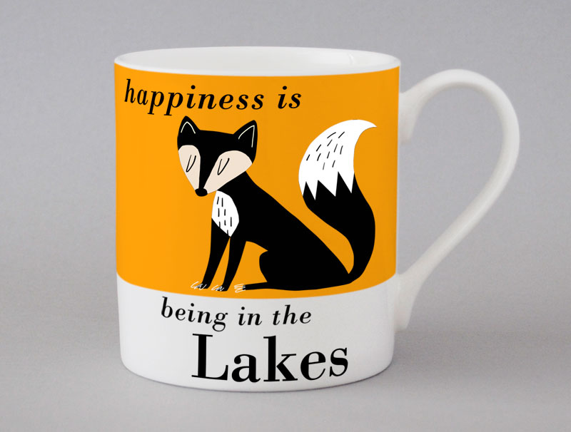 Country & Coast | Lakes Mug | Fox | Orange