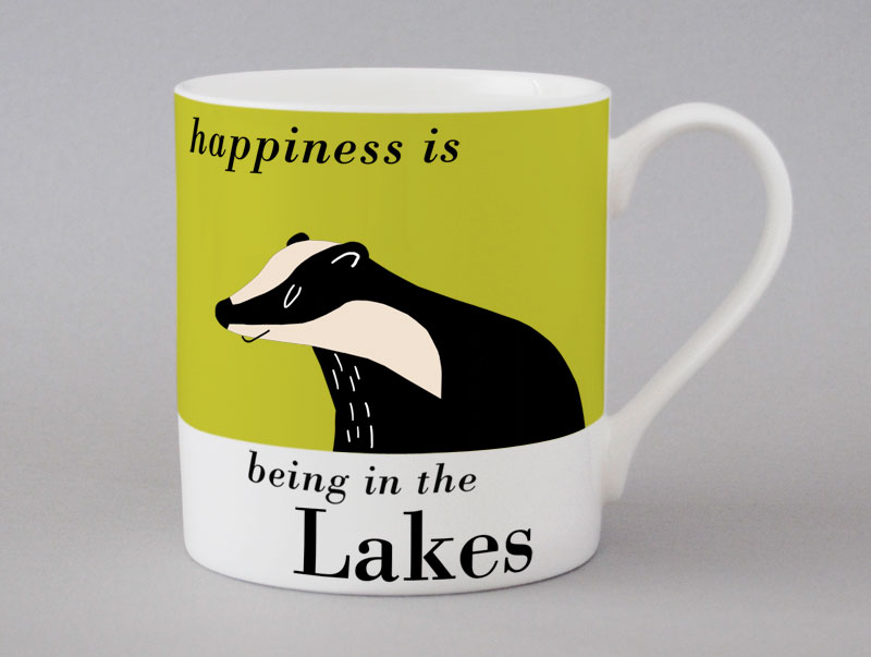 Country & Coast | Lakes Mug | Badger | Green