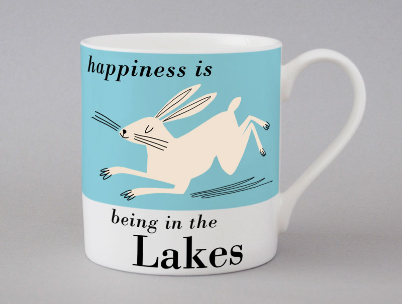 Country & Coast | Lakes Mug | Hare | Blue