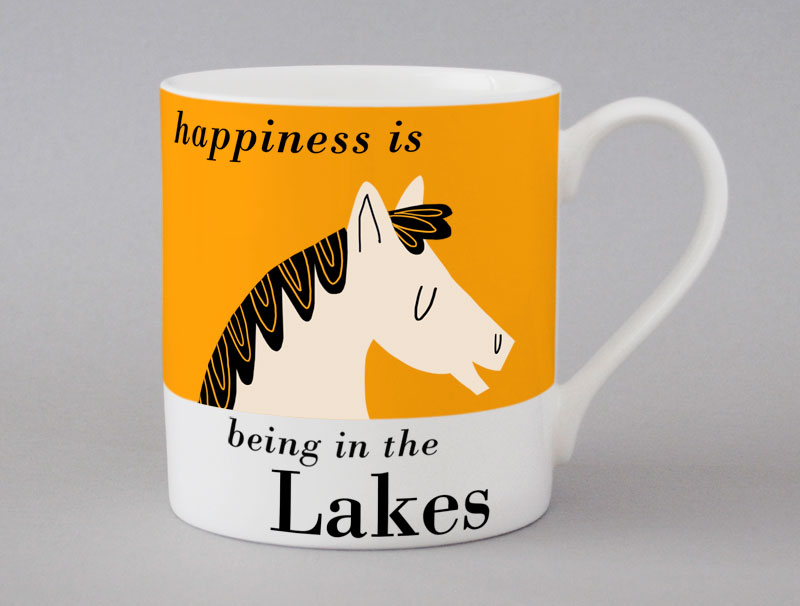Country & Coast | Lakes Mug | Horse | Orange
