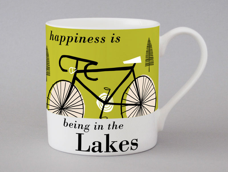 Country & Coast | Lakes Mug | Cycling | Green