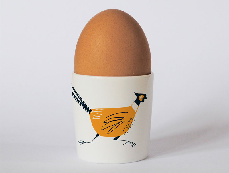 Country & Coast | Pheasant Egg Cup | Cornwall
