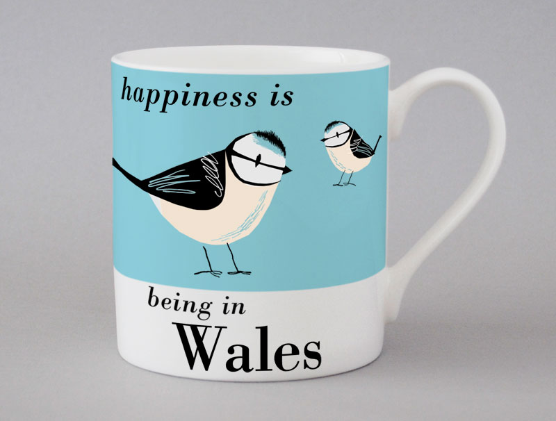 Country & Coast | Wales Mug | Blue Tit | Blue