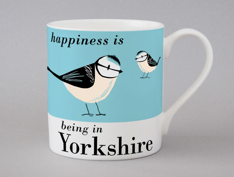 Country & Coast | Yorkshire Mug | Blue Tit | Blue