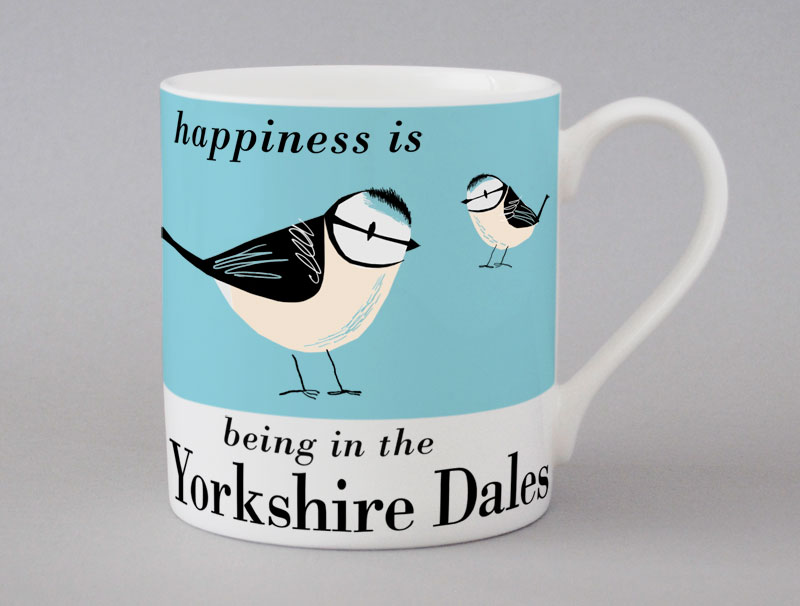 Country & Coast | Yorkshire Dales Mug | Blue Tit | Blue