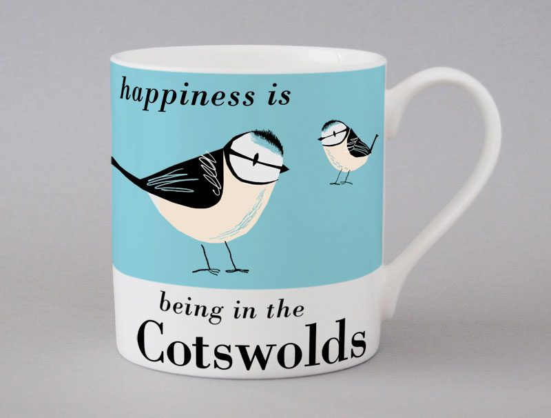 Country & Coast | Cotswolds Mug | Blue Tit | Blue