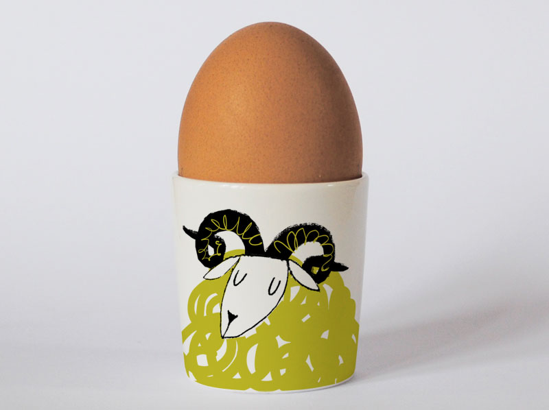 Country & Coast | Ram Egg Cup | Cornwall