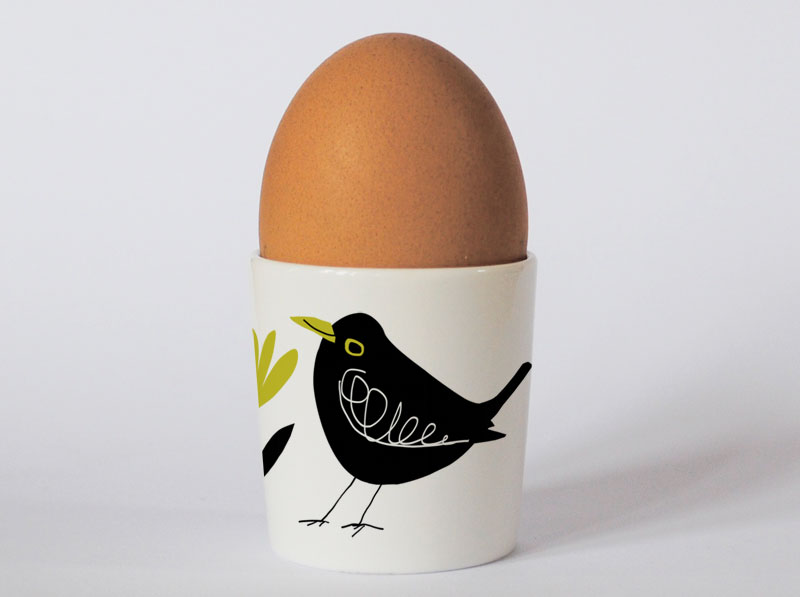 Country & Coast | Blackbird Egg Cup | Cornwall