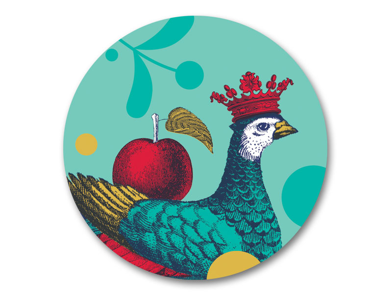 Arcadia Pheasant Coaster