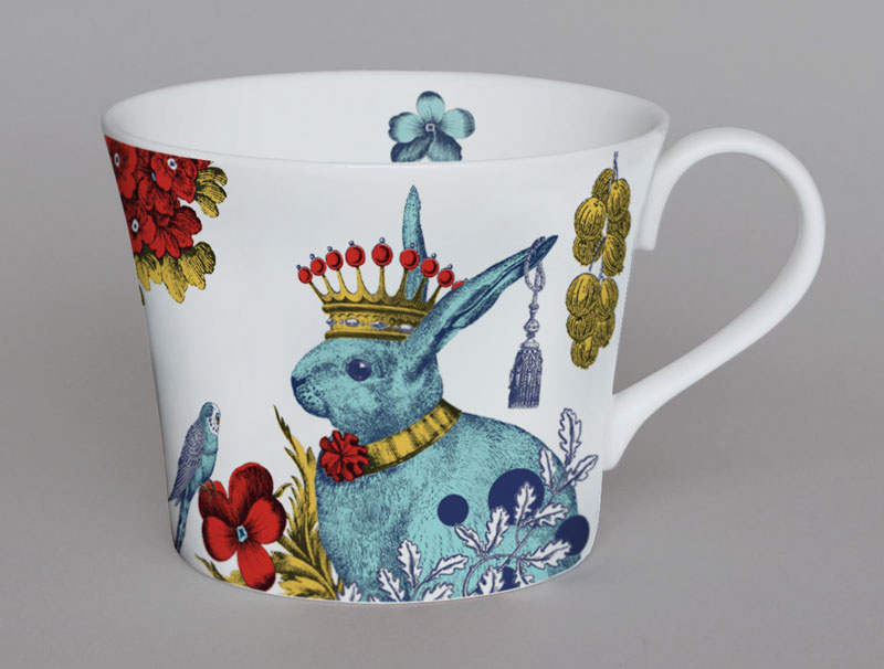 Arcadia Rabbit Bone China Mug