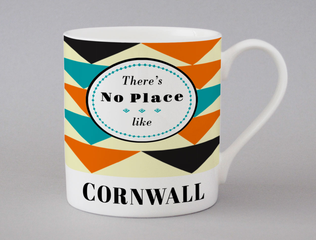 Festival | Cornwall Mug | Triangles
