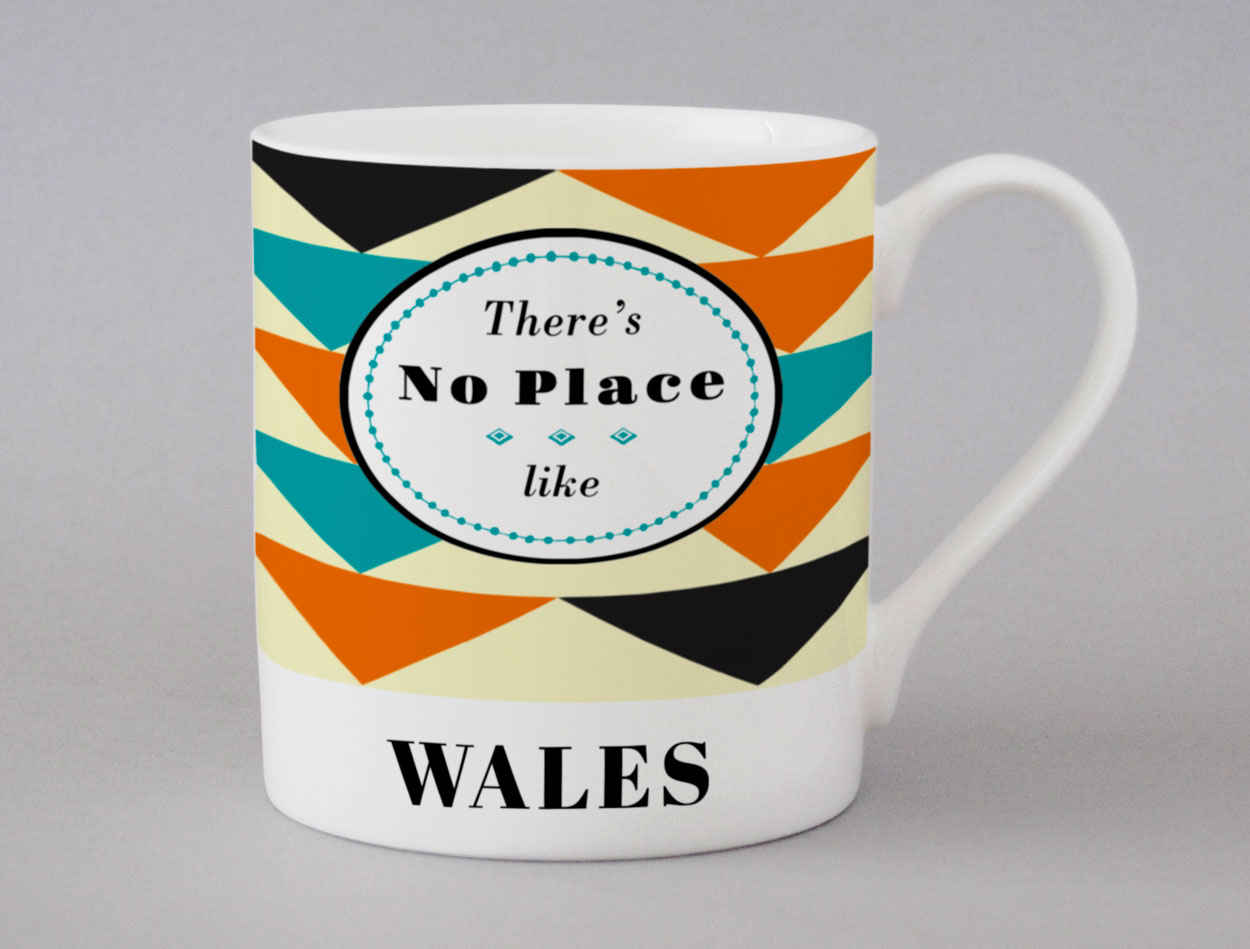 Festival | Wales Mug | Triangles