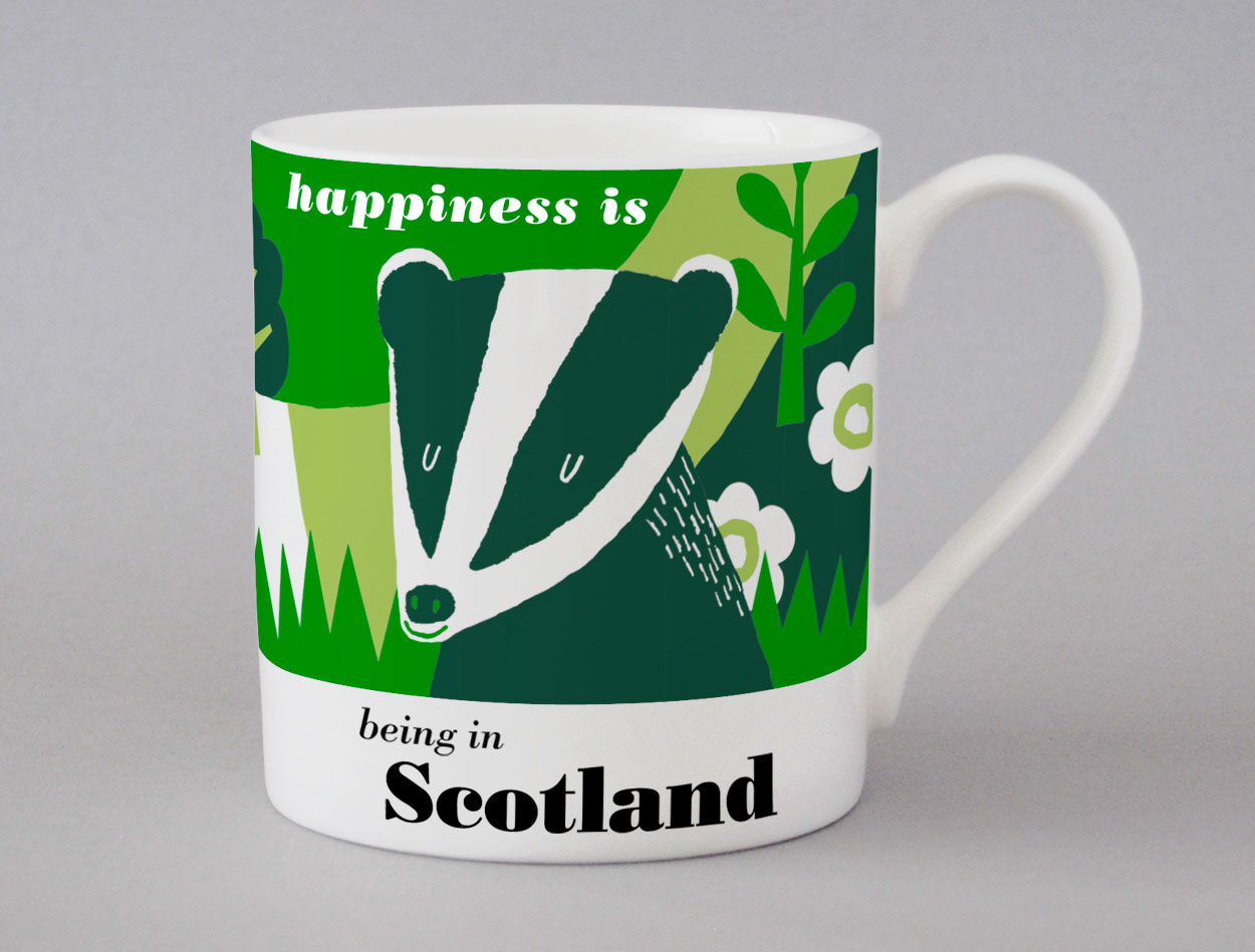 Meadow | Scotland Mug | Badger
