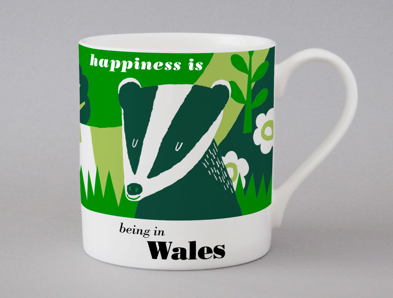 Meadow | Wales Mug | Badger