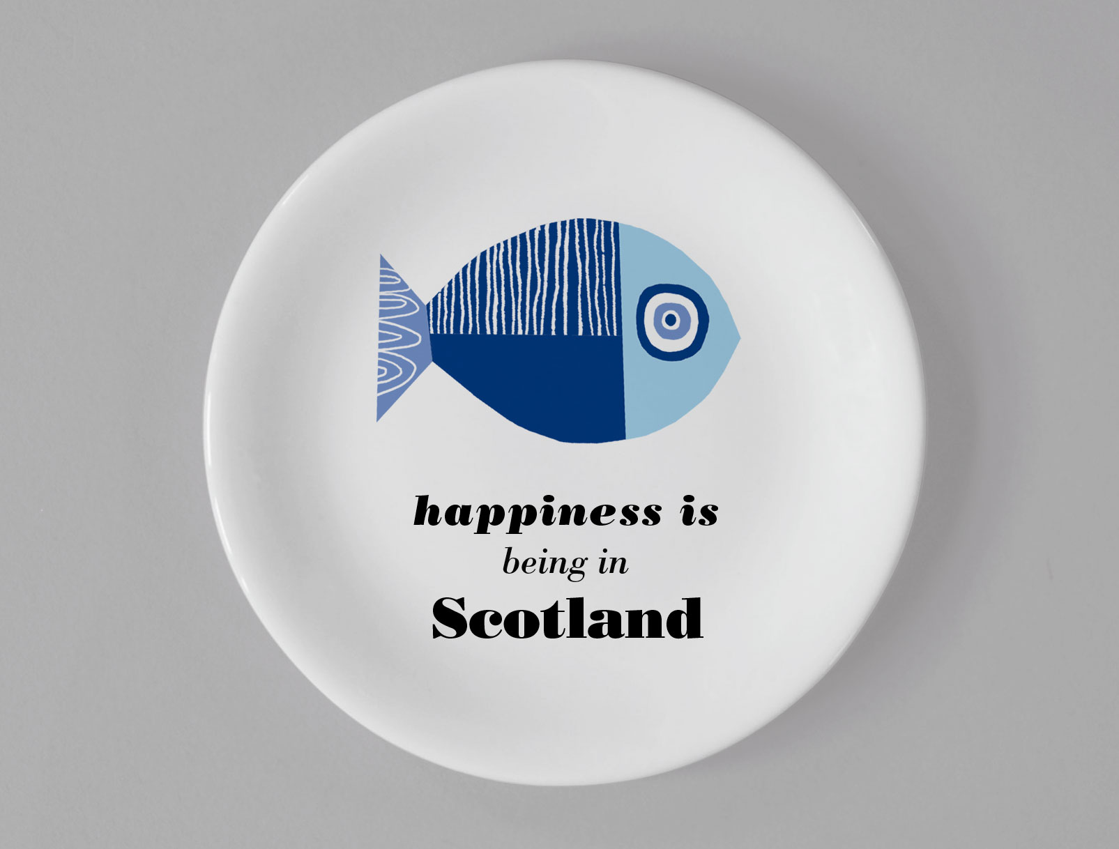 Ocean | Wavy Fish Coaster | Scotland