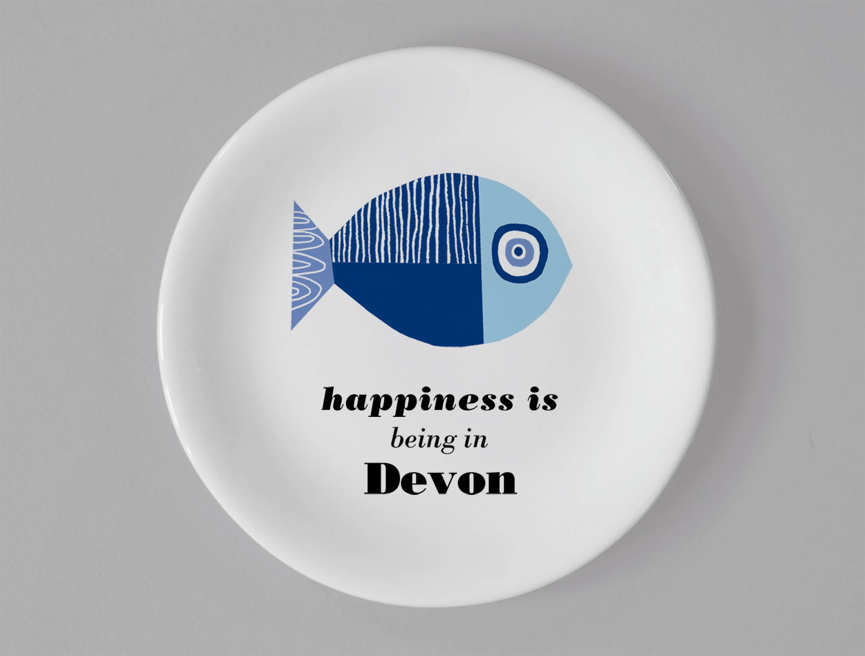 Ocean | Wavy Fish Coaster | Devon