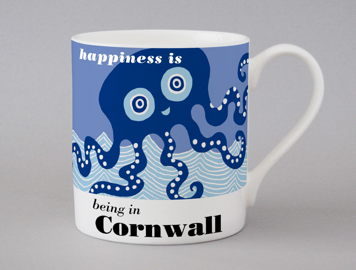 Ocean | Cornwall Mug | Octopus