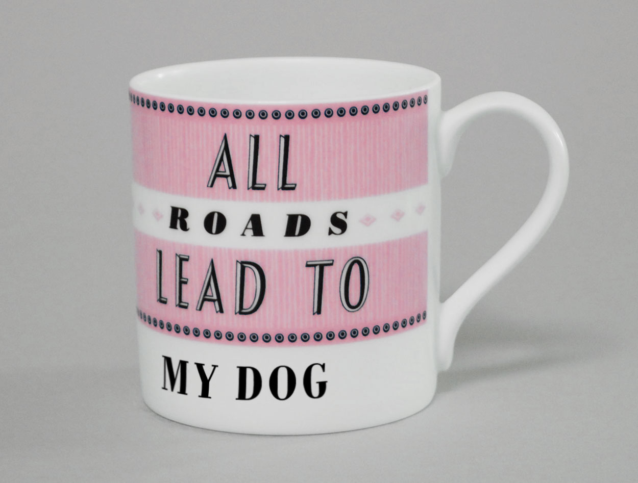 Pavilion | Dog Mug | Pink