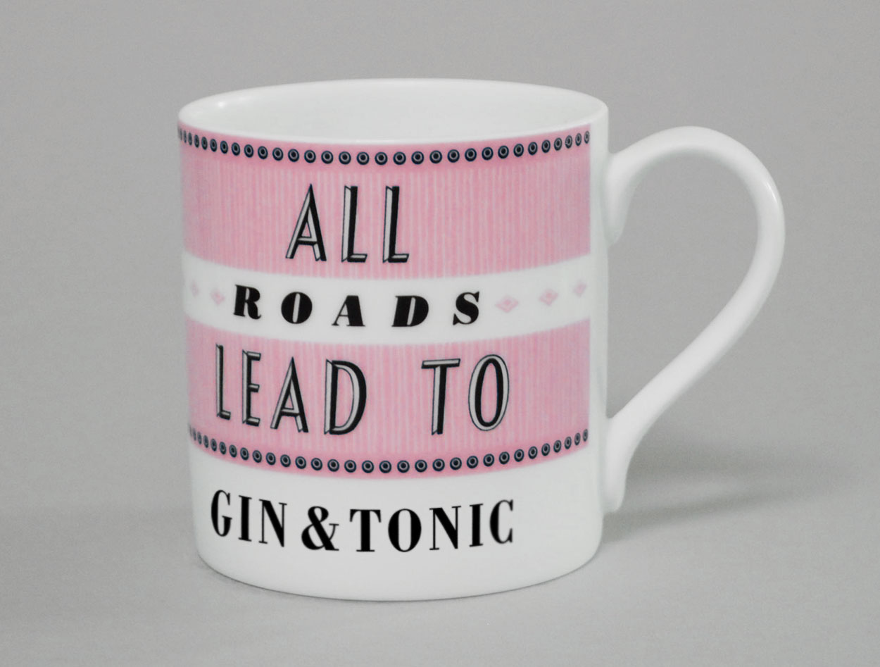 Pavilion | Gin & Tonic Mug | Pink