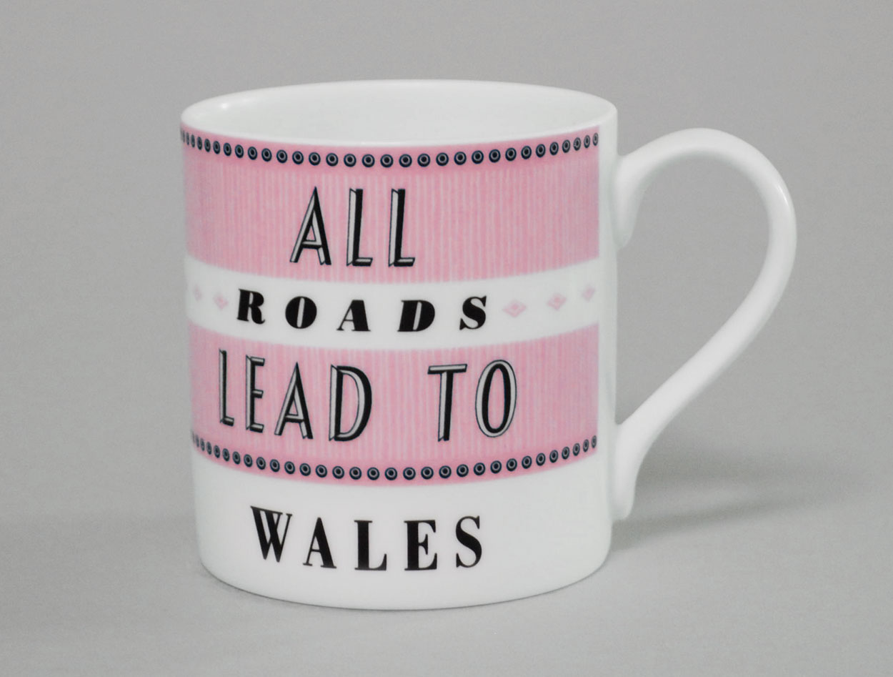 Pavilion | Wales Mug | Pink