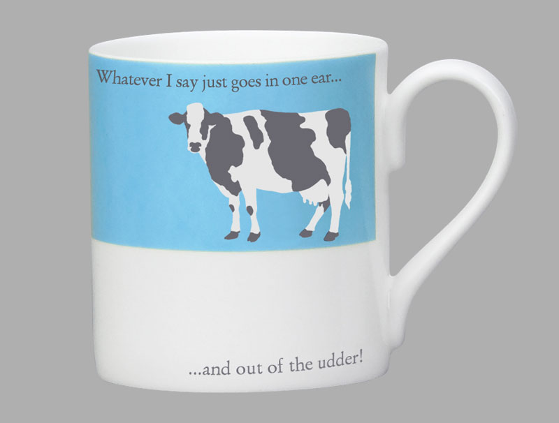 Silhouette Udder Blue