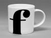 Alphabet Mug Initial F