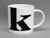 Alphabet Mug Initial K
